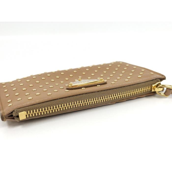 【新品・未使用】PRADA プラダ スタッズ レザー フラグメントケース プラダ コインケース スタッズ フラグメントケース レザー 1MC086