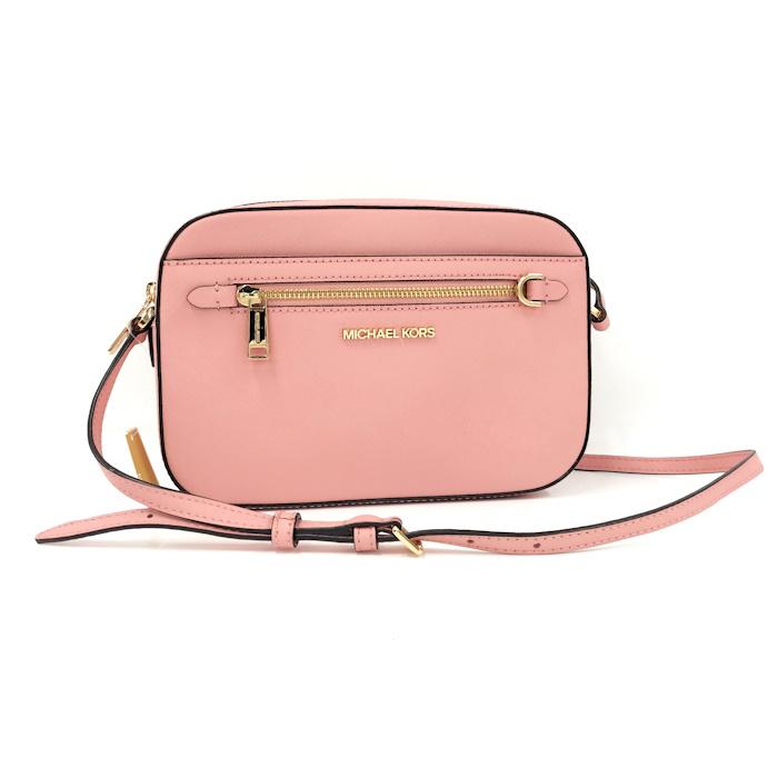 美品✨マイケルコース　ショルダーバッグ　2way ジェットセット　レザー　ピンク MICHAEL KORS ジェットセット ショルダーバッグ レザー ピンク