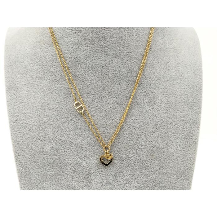 Dior ネックレス ハート CD ゴールド Christian Dior（クリスチャン・ディオール） ネックレス アクセサリー
