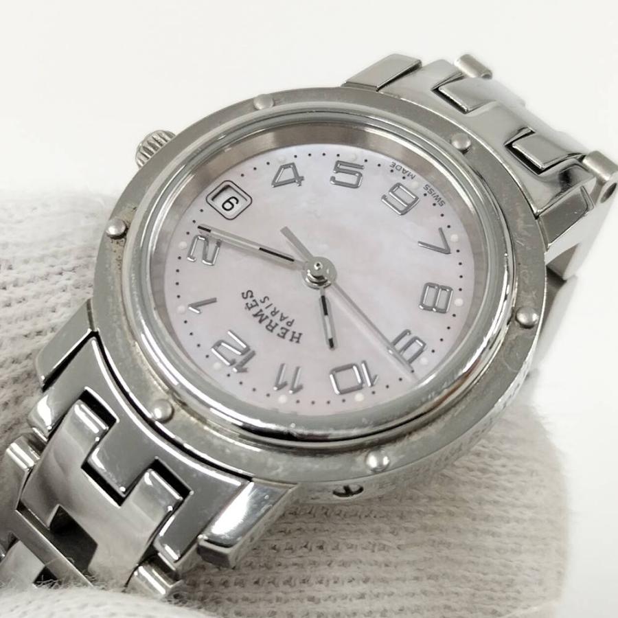HERMES（エルメス） クリッパー ナクレ レディース 腕時計 SS クオーツ