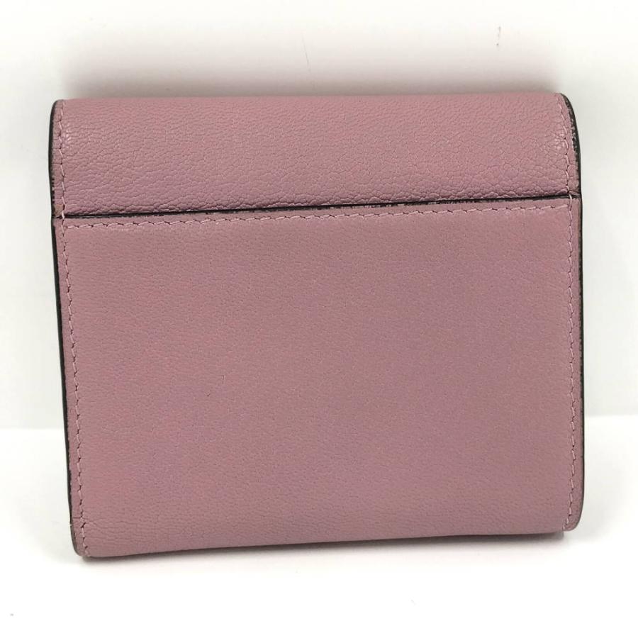 Dior 三つ折り財布 サドルロータス レザー ピンク S5652CCEH : JJ