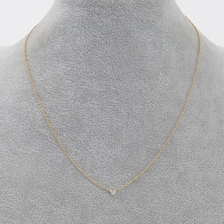 Tiffany＆Co. ネックレス バイザヤード 750YG K18YG イエローゴールド ダイヤモンド 約1.8g_5