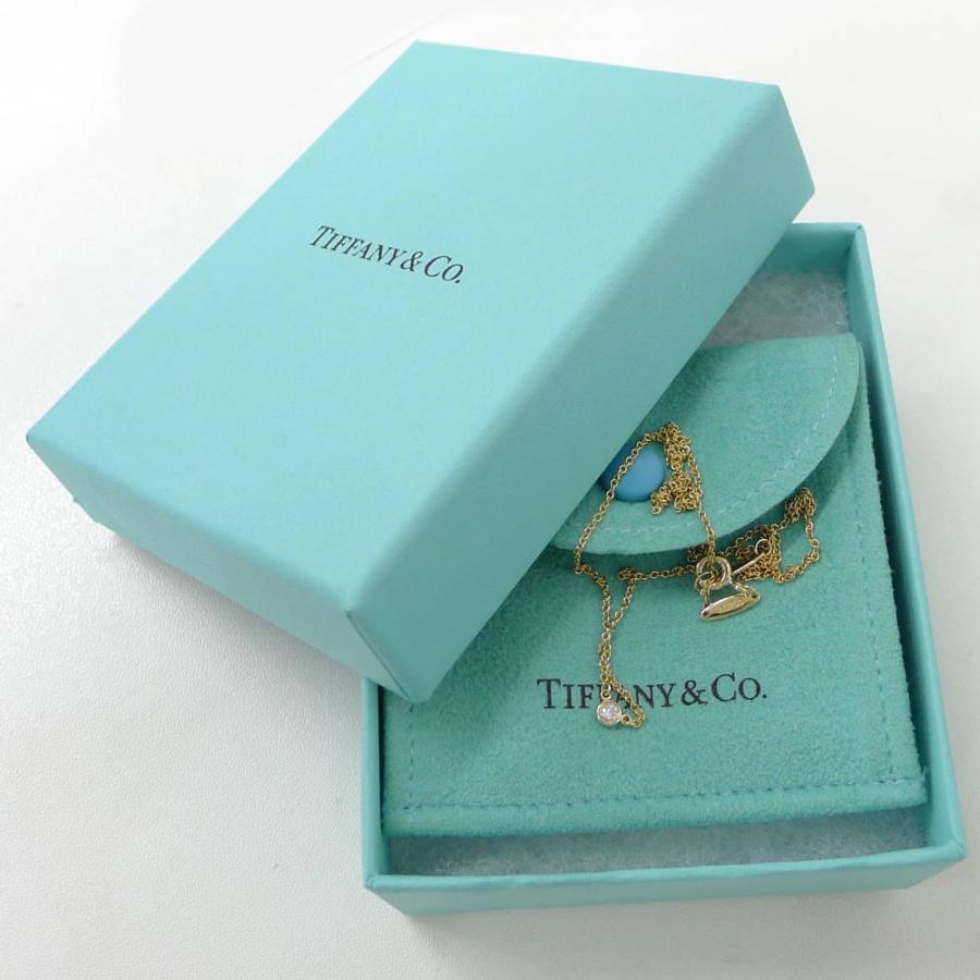 Tiffany＆Co. ネックレス バイザヤード 750YG K18YG イエローゴールド ダイヤモンド 約1.8g_6