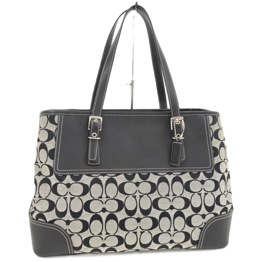 COACH（コーチ） ショルダーバッグ シグネチャー レザー×キャンバス