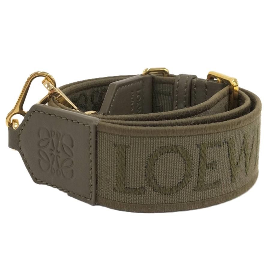 LOEWE ショルダーストラップ ジャガード カーキ LOEWE（ロエベ） ショルダーストラップ ジャガード カーキ : JJ