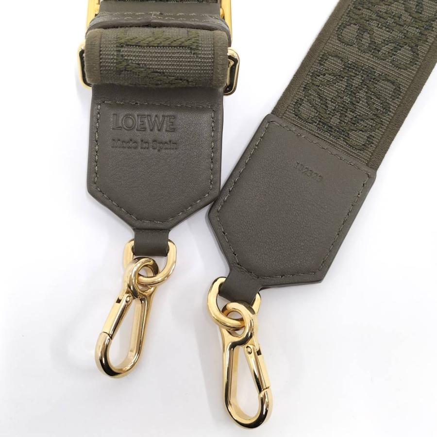 LOEWE（ロエベ） ショルダーストラップ ジャガード カーキ : JJ