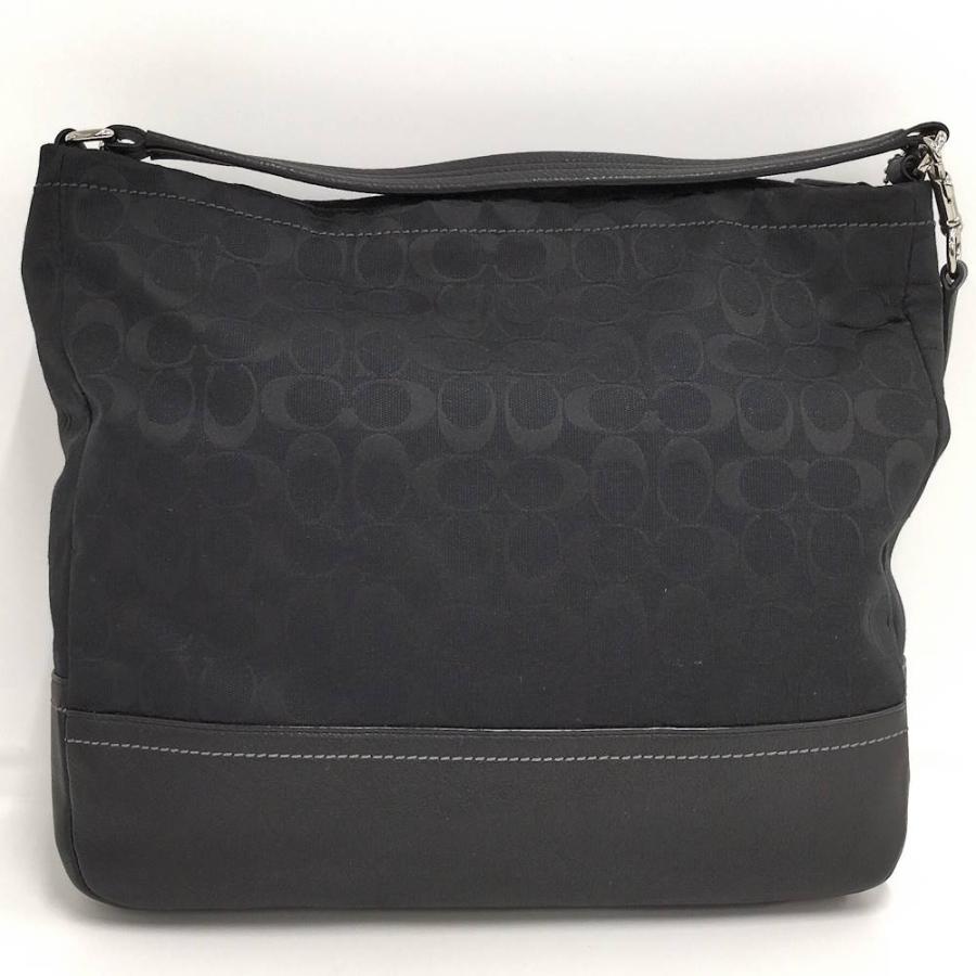 COACH（コーチ） 2WAYバッグ シグネチャー キャンバス ブラック : JJ