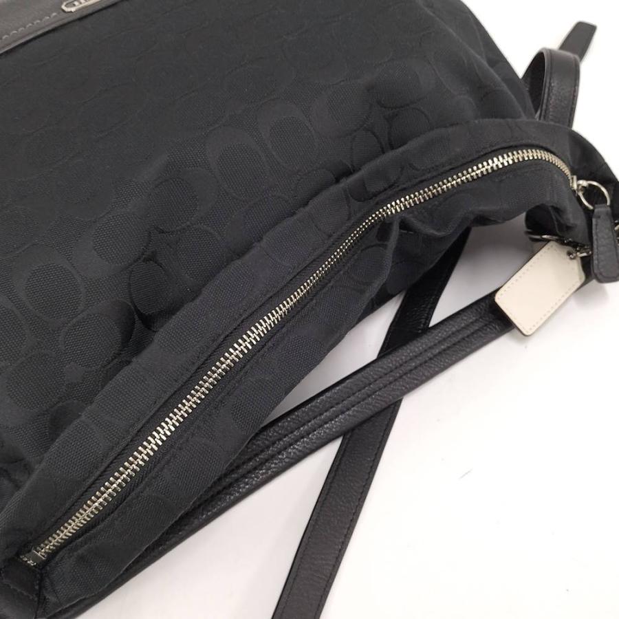 COACH（コーチ） 2WAYバッグ シグネチャー キャンバス ブラック : JJ