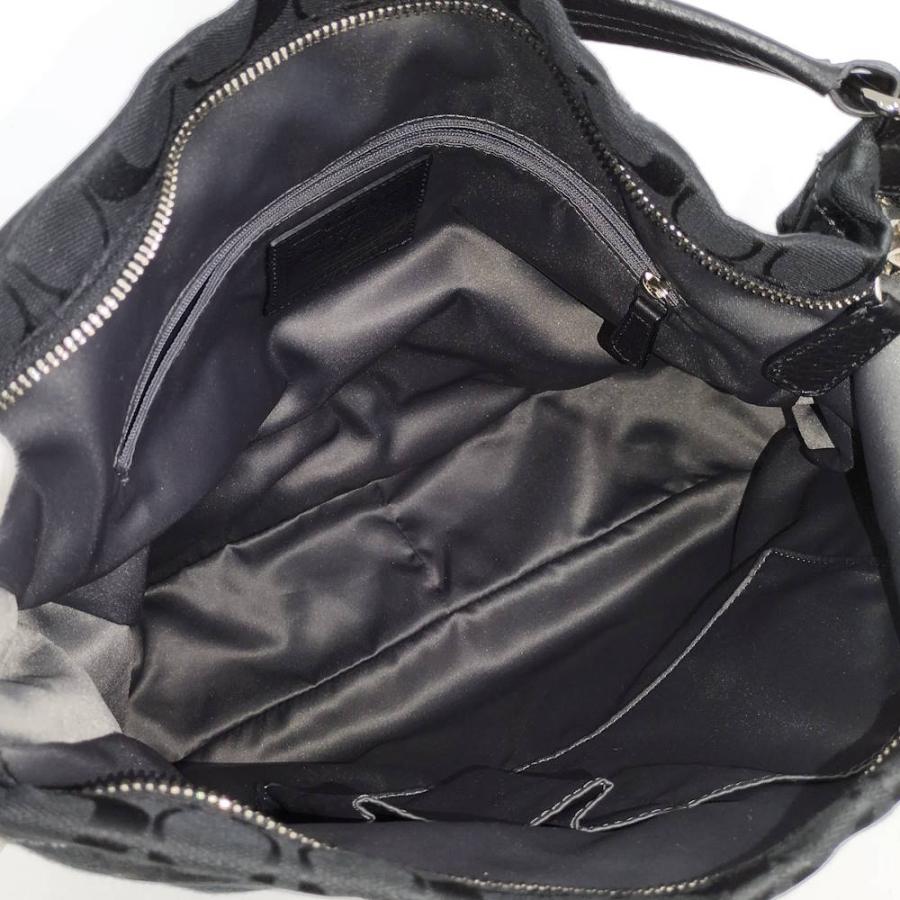 COACH（コーチ） 2WAYバッグ シグネチャー キャンバス ブラック : JJ