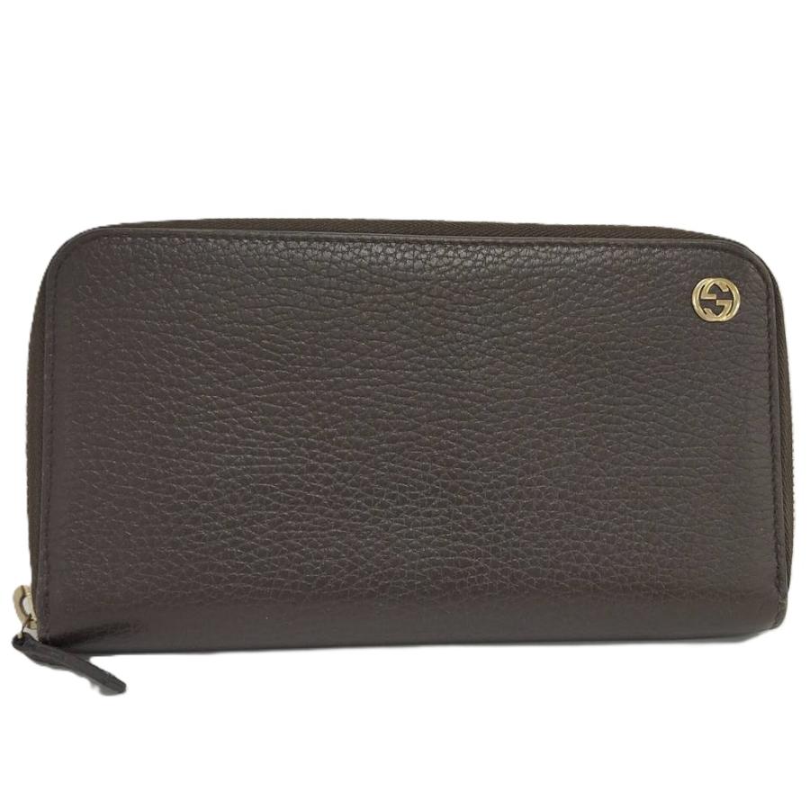 GUCCI（グッチ） ラウンドファスナー長財布 インターロッキングG