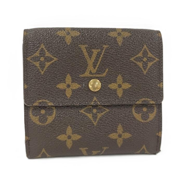 ヴィトン モノグラム ポルトモネ ビエ カルト クレディ 折り畳み財布 LOUIS VUITTON ポルトモネ ビエ カルトクレディ 二つ折り財布
