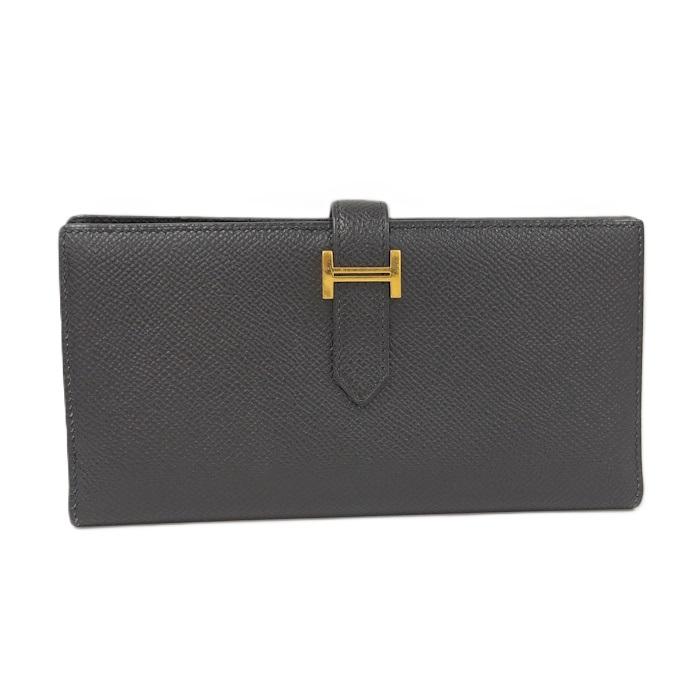 エルメス HERMES ベアンスフレ ベアン スフレ 長財布 ヴォーエプソン　革 HERMES（エルメス） ベアン スフレ 二つ折り長財布 ヴォーエプソン