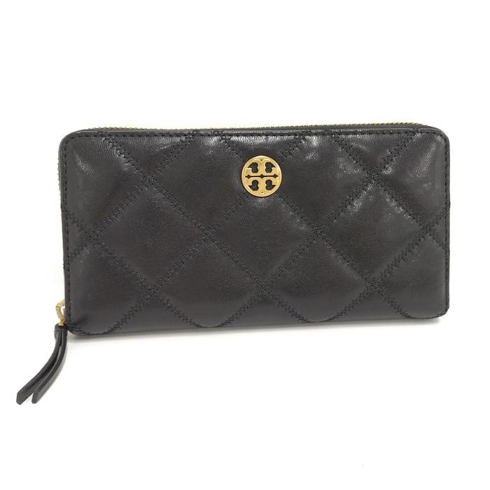 TORY BURCH（トリーバーチ） ラウンドファスナー 長財布 レザー 