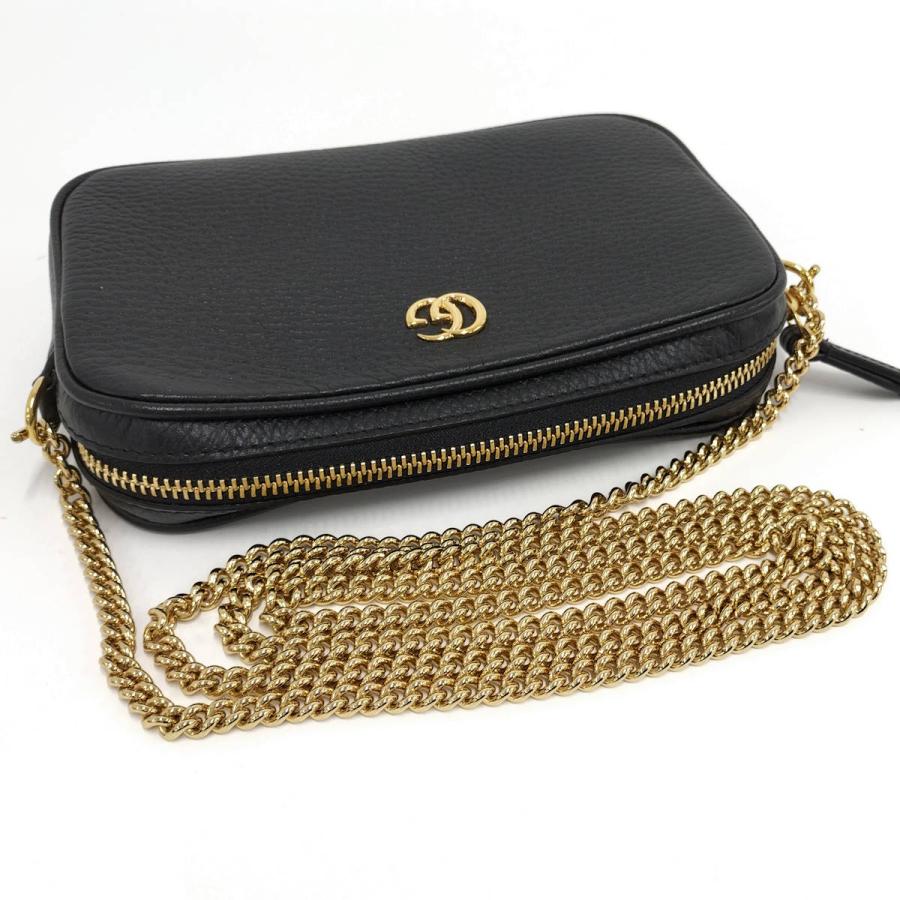 GUCCI（グッチ） チェーンショルダーバッグ GGマーモント ミニカメラ