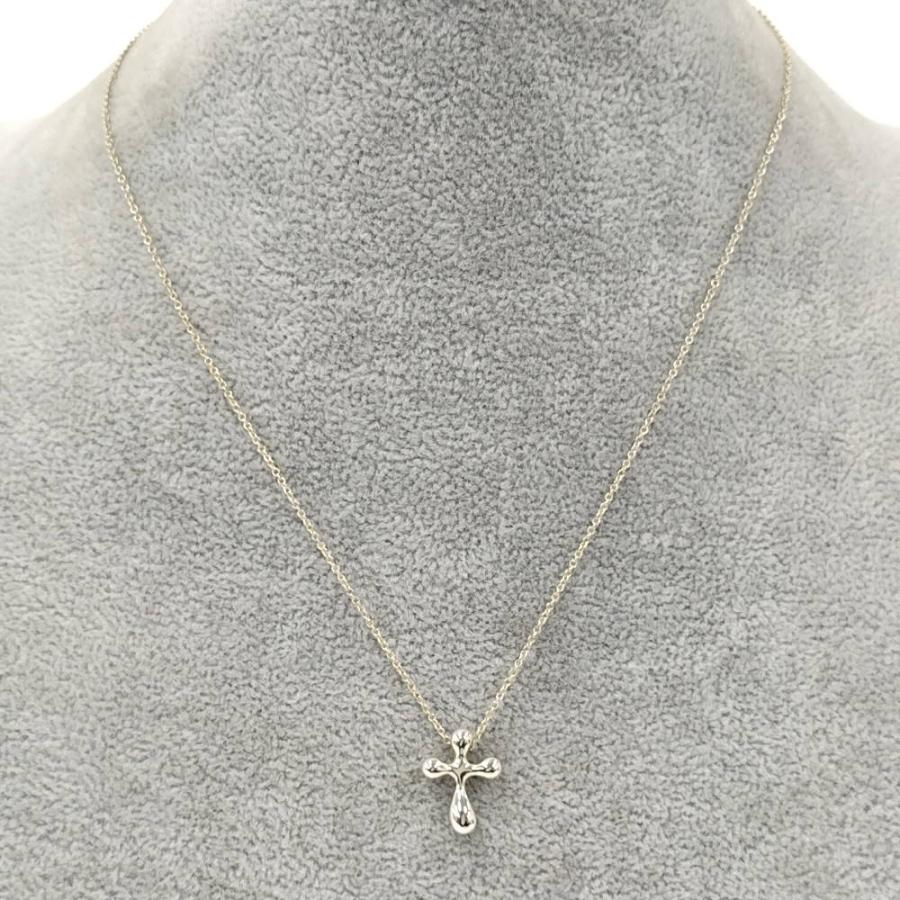 Tiffany&Co. ネックレス スモール クロス エルサ ペレッティ シルバー SV925_5