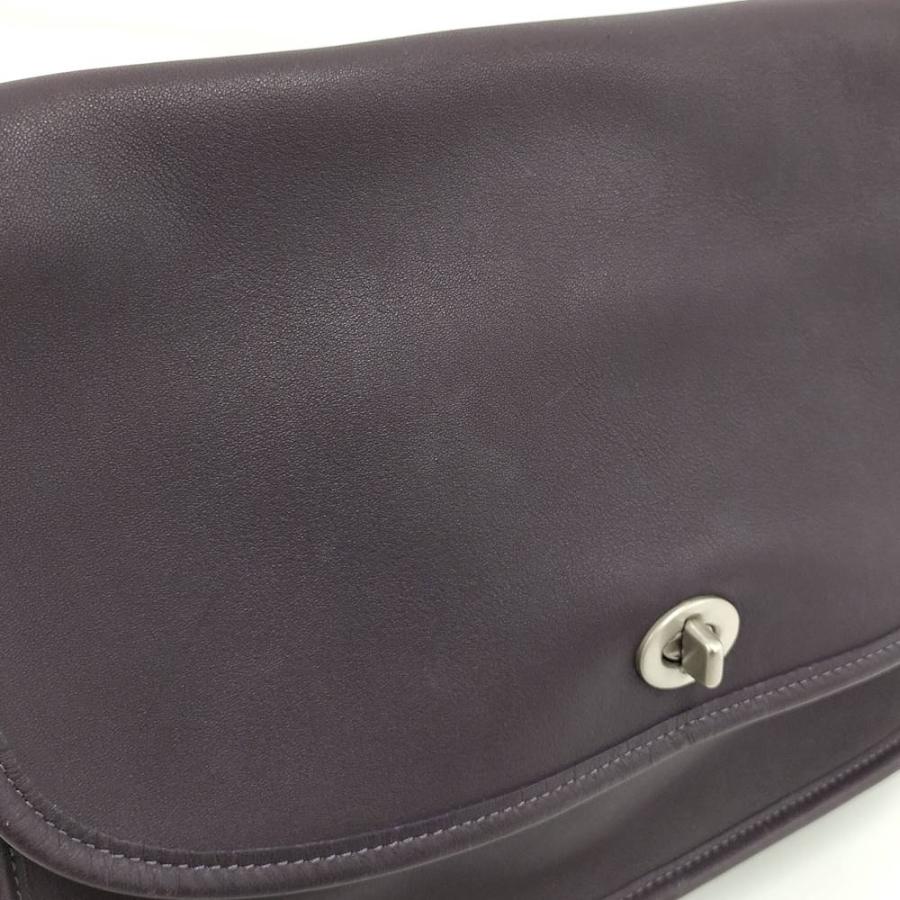 COACH（コーチ） オールドコーチ ショルダーバッグ レザー パープル