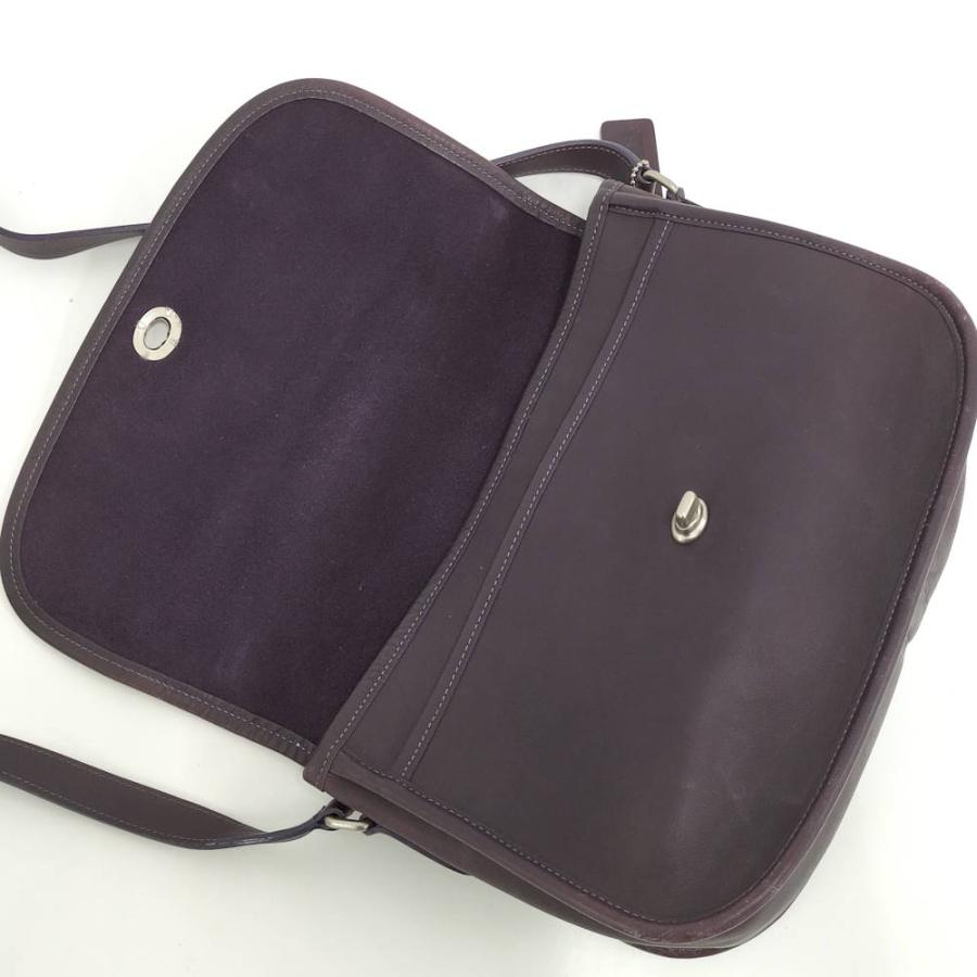 COACH（コーチ） オールドコーチ ショルダーバッグ レザー パープル