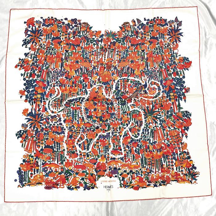 HERMES（エルメス） スカーフ カレ90 LEGENDE MOGHOLE ムガールの伝説