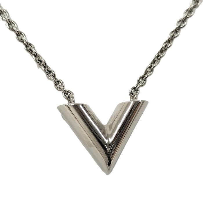 LOUIS VUITTON LOUISVUITTON エセンシャルV ネックレス メッキ