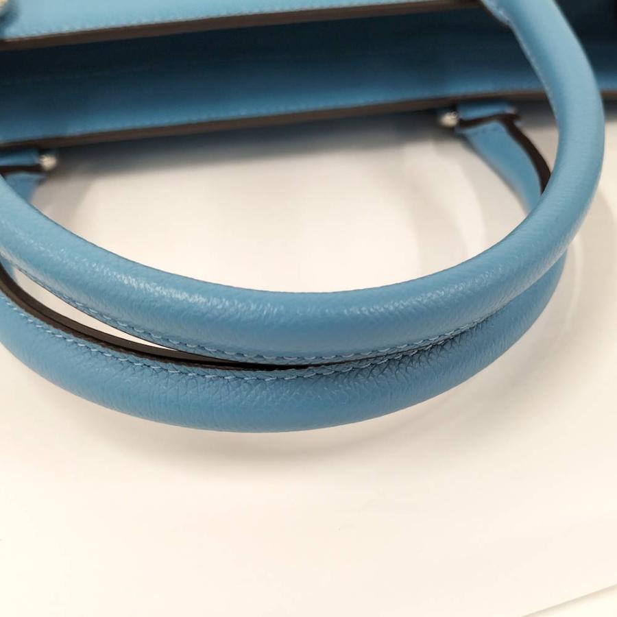 COACH トート40 シグネチャー キャンバス インテリア 2WAY トートバッグ レザー ブルー BJ2323-CJ844_5