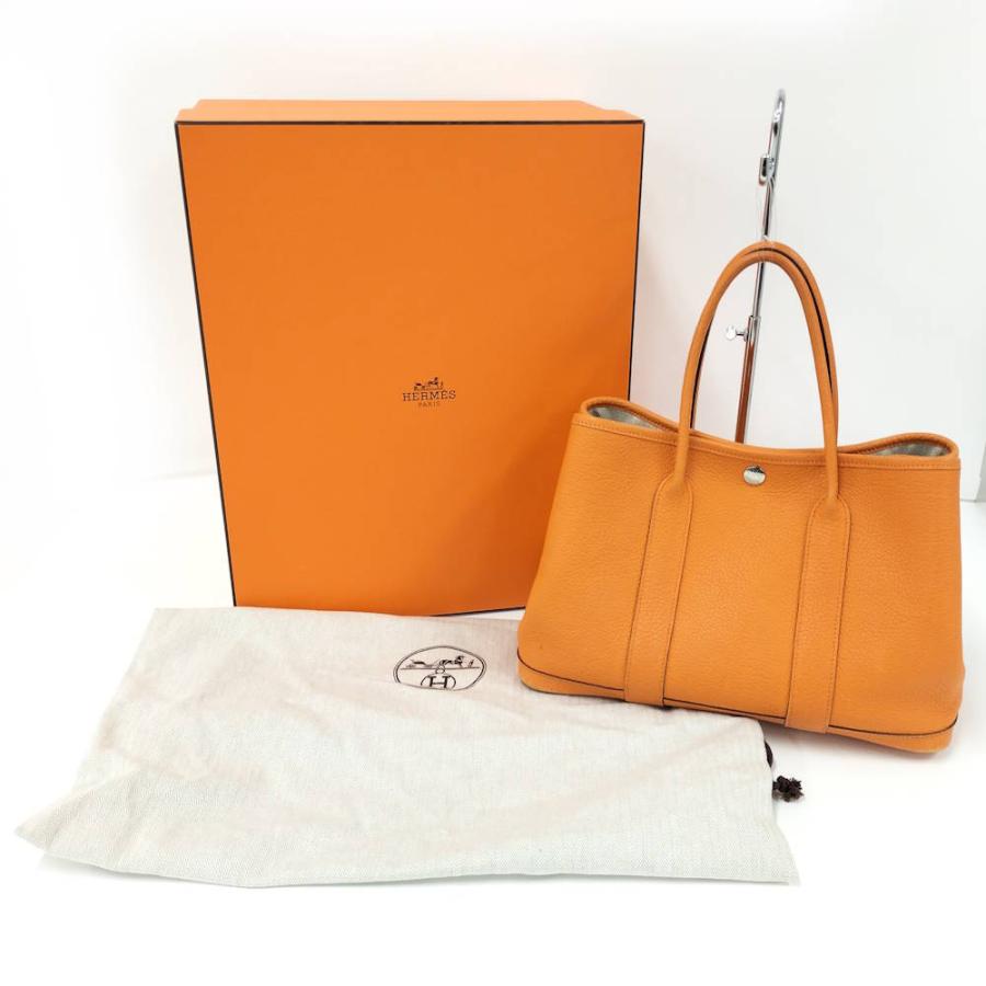 HERMES（エルメス） ガーデンパーティTPM トートバッグ レザー