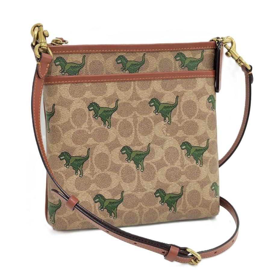 未使用 COACH CU041 メッセンジャーバッグ シグネチャー カーキ COACH（コーチ） キット メッセンジャー クロスボディ シグネチャー