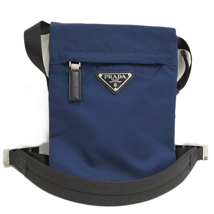 プラダ　バッグ　ショルダーバッグ　ネイビー　PRADA ナイロン PRADA（プラダ） ショルダーバッグ ナイロン ネイビー系 2VH059 : JJ