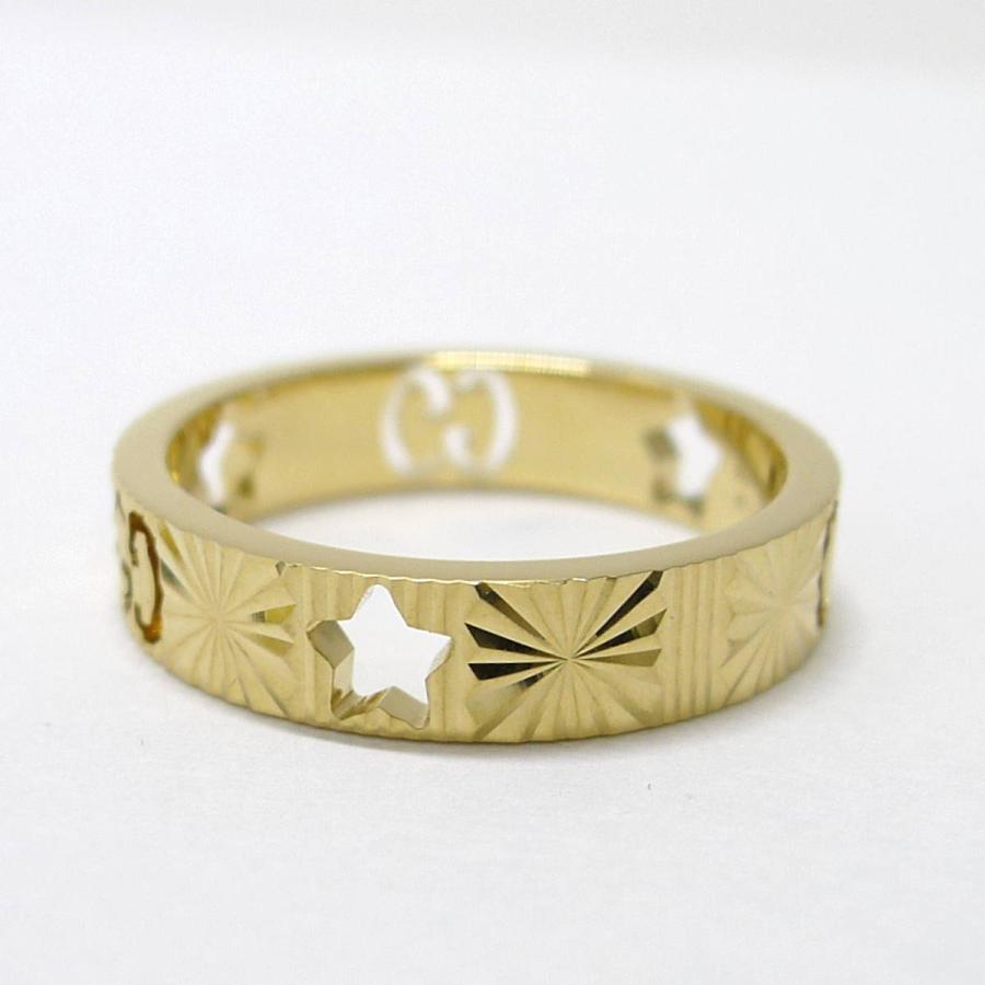 GUCCI（グッチ） アイコンリング スター 750YG K18YG イエローゴールド