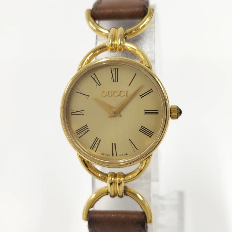グッチ 腕時計 レディース 黄色 ゴールド インターロッキングG ロゴ