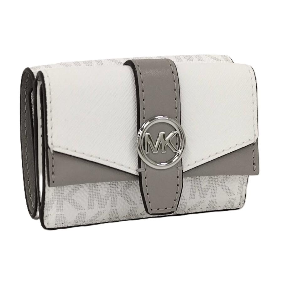 MICHAEL KORS（マイケルコース） 三つ折り財布 MKロゴ PVCコーティング