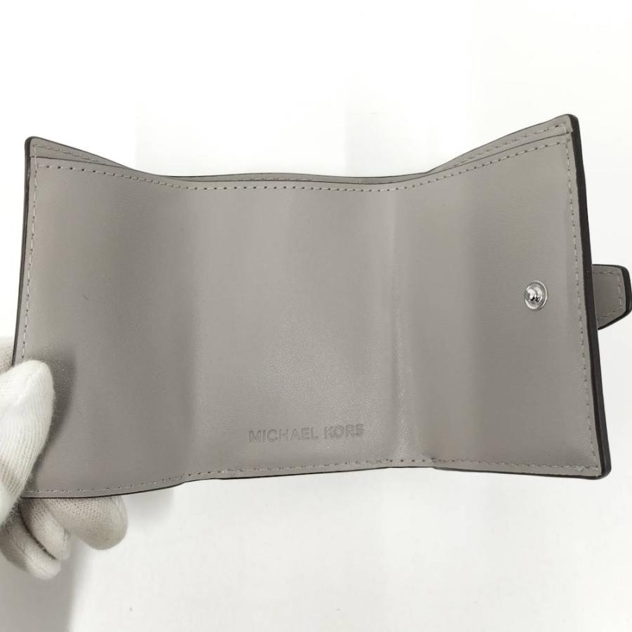 MICHAEL KORS（マイケルコース） 三つ折り財布 MKロゴ PVCコーティング