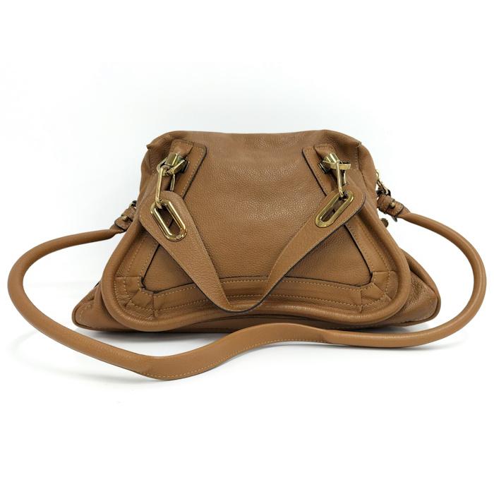 Chloe（クロエ） パラティ 2WAYショルダーバッグ レザー ブラウン