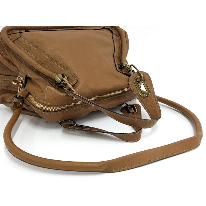Chloe（クロエ） パラティ 2WAYショルダーバッグ レザー ブラウン
