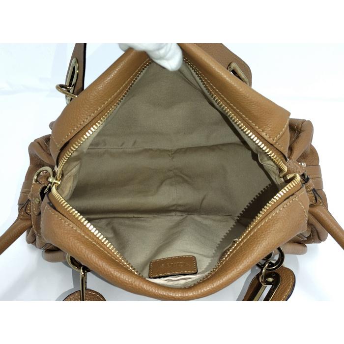 Chloe（クロエ） パラティ 2WAYショルダーバッグ レザー ブラウン