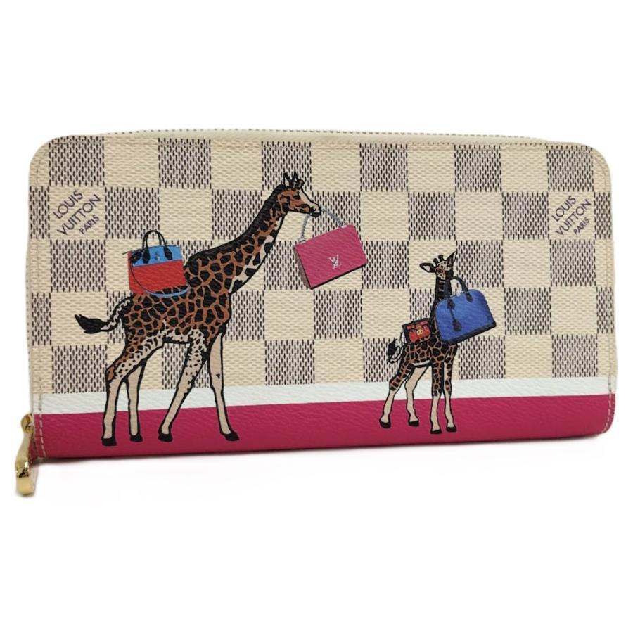 ルイ・ヴィトン 長財布 モノグラム ジッピー 限定希少デザイン キリン柄美品 LOUIS VUITTON（ルイ・ヴィトン） ジッピーウォレット ラウンド