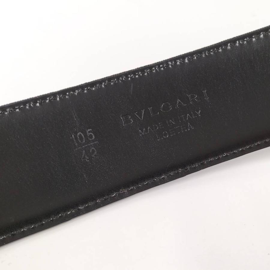 BVLGARI（ブルガリ） ブルガリブルガリ ロゴマニア ベルト レザー