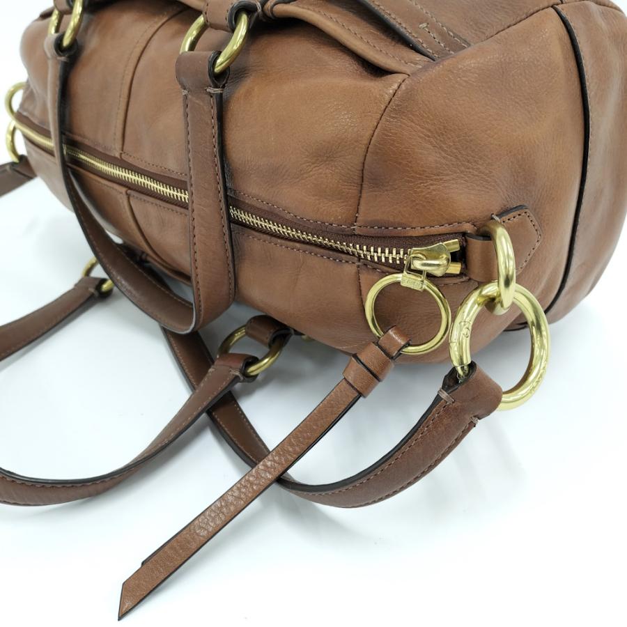 COACH（コーチ） サッチェル トートバッグ レザー ブラウン 17803 : JJ