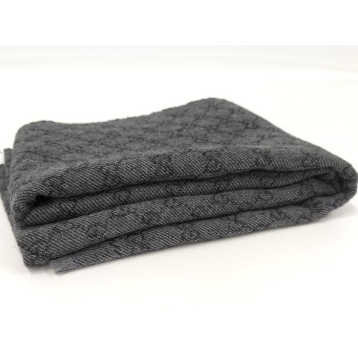 GUCCI（グッチ） マフラー グッチシマ ウール100％ グレー系 402093