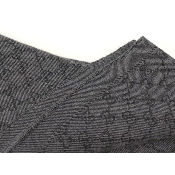 GUCCI（グッチ） マフラー グッチシマ ウール100％ グレー系 402093