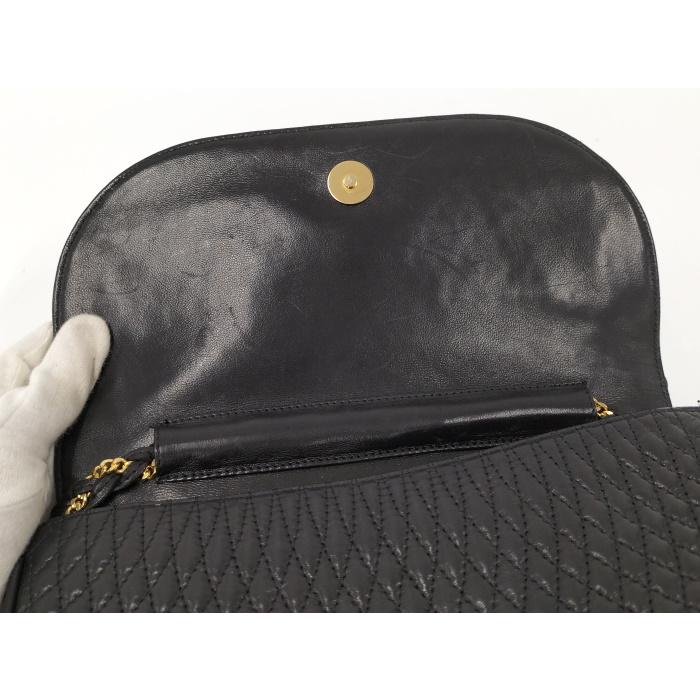 Bally（バリー） チェーンショルダーバッグ レザー ブラック : JJ