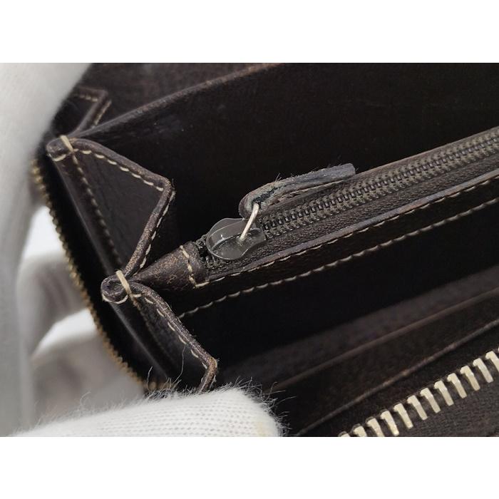 GUCCI ラウンドファスナー長財布 バンブータッセル GGキャンバス