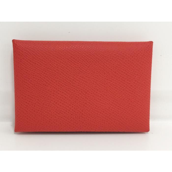 HERMES（エルメス） カルヴィ ヴォーエプソン カードケース レザー