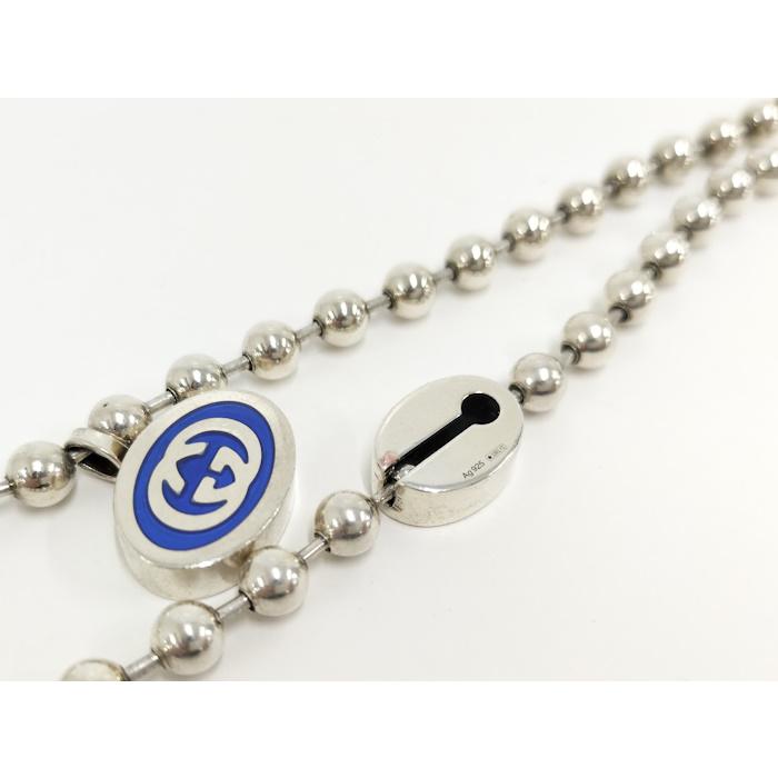 GUCCI（グッチ） ボールチェーンネックレス インターロッキングG