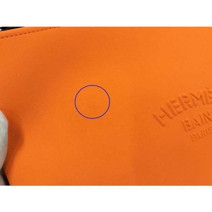 HERMES（エルメス） ポーチ ネオバンGM トゥルースフラット オレンジ 