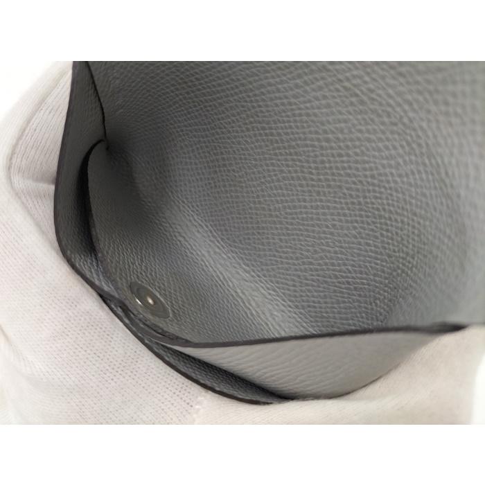 HERMES（エルメス） カルヴィ デュオ レザー グレー系 B刻印 : JJ