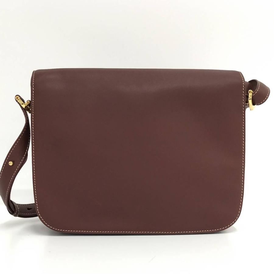 Cartier カルティエ マストライン ショルダーバッグ レザー ボルドー Cartier（カルティエ） マストライン ショルダーバッグ レザー