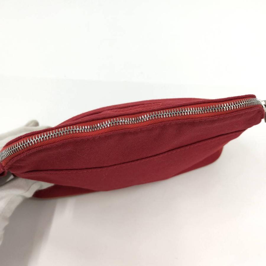 HERMES（エルメス） ボリードポーチ ミニ 20 キャンバス レッド : JJ