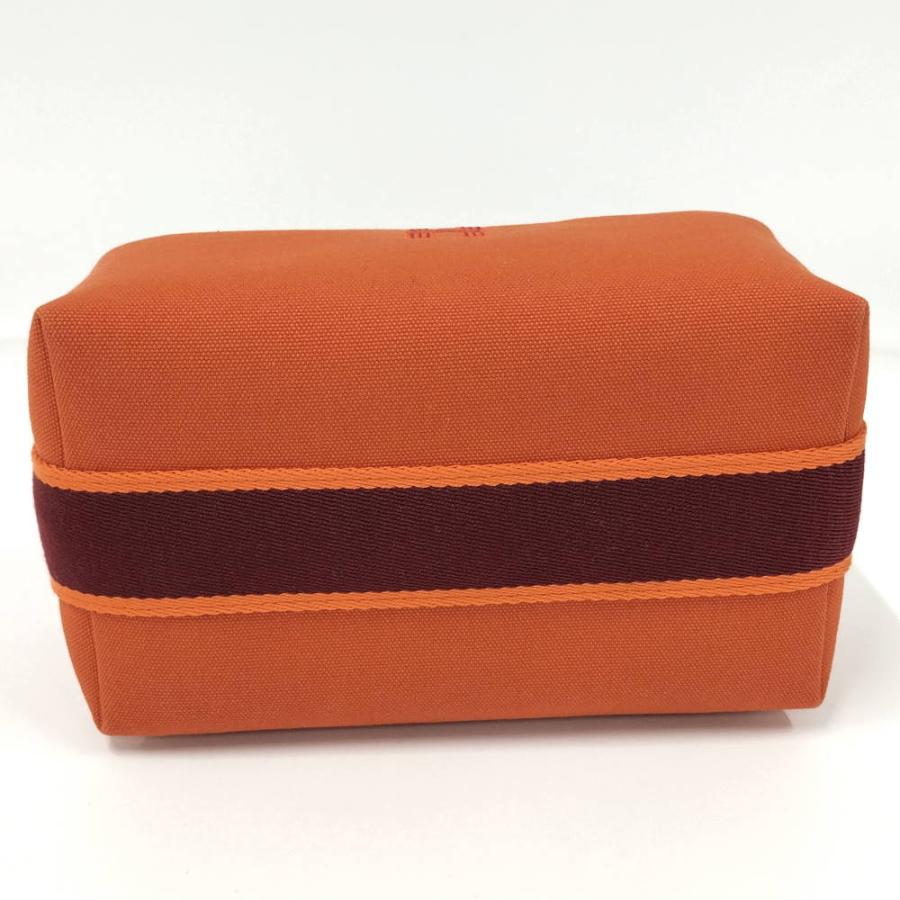 HERMES（エルメス） ブリッド ア ブラックPM ポーチ キャンバス