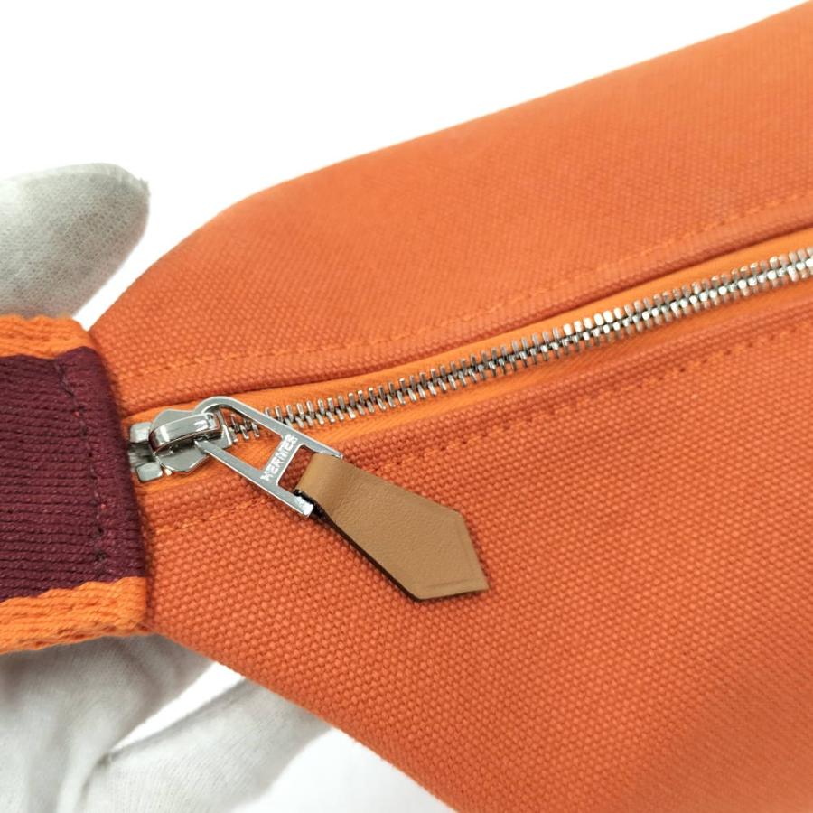 HERMES（エルメス） ブリッド ア ブラックPM ポーチ キャンバス