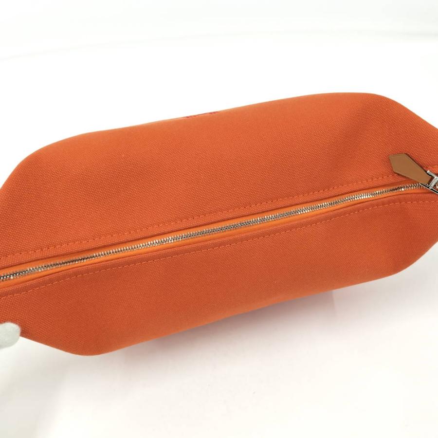 HERMES（エルメス） ブリッド ア ブラックPM ポーチ キャンバス